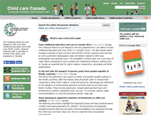 Tablet Screenshot of childcarecanada.org
